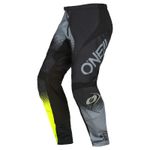 Pantalon cross ELEMENT - RACEWEAR V.22 - BLACK GRAY NEON YELLOW 2023