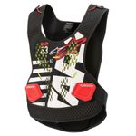SEQUENCE CHEST PROTECTOR - BLACK WHITE RED 2022