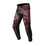 YOUTH RACER TACTICAL - BLACK GRAY CAMO RED FLUO