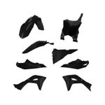 Kit plastiques 5 PIECES REPLICA NOIR KAWASAKI