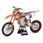 Miniature Newray Moto KTM 450 SX-F Red Bull C. WEBB - Echelle 1/6°