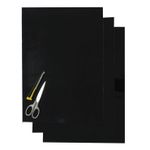  ZWART STICKERVEL AFM : 47X33CM / SET VAN 3 Stickers