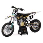 Miniature Newray Moto Husqvarna 450 FC Rockstar Malcolm STEWART - Echelle 1/12°
