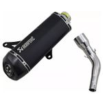  Black stainless steel / Carbon Silencer