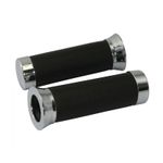  25 mm left, 28 mm right Handlebar grips