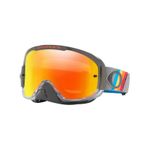 Masque cross O FRAME 2.0 TLD GREY STRIPES FIRE IRIDIUM 2024