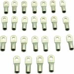 Cosse électrique sertir 1/4" 4 AWG - lot 25