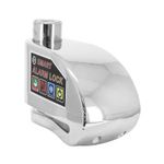  DISK LOCK WITH SOUND ALARM DIAM 10mm 110dB CHROME REMINDER CORD DIMENSIONS 93x47 75 mm Anti-theft device