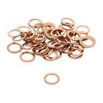 Joint de vidange RONDELLE COPPER WASHERS CUIVRE PLAT DIAM 14x20 1,50 mm BLISTER 50 PIECES PRO SERIES