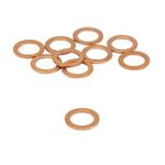 Joint de vidange RONDELLE COPPER WASHERS CUIVRE PLAT DIAM 12x18 1,50 mm BLISTER 10 PIECES PRO SERIES