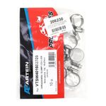 Colliers de serrage CREMAILLERE W4 INOX 16 A 27 mm LARGEUR 9 mm
