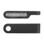 Clignotant MOTO MATSUMOTO 6 LEDS BASE ABS TRANSPARENT - L 60mm - H 10mm 15mm HOMOLOGUE CE PAIRE