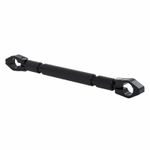 Barre de fixation guidon RENFORT MOTO ALU REGLABLE 224 mm A 280 mm DIAM 22mm