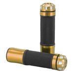 Poignées de guidon MOTO ON ROAD R375 OR CLOSED END 130mm PAIRE
