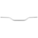 Guidon MOTO CROSS ALU OVERSIZE DIAM 28,6mm L800mm H65mm ARGENT MAT VARIABLE 22,2 - 28,6 - 22,2