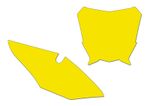 Fonds de plaque jaune
