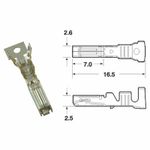 Connectique Cosse femelle générique Ø0,85mm²/1,25mm²