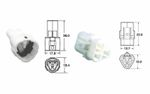Connectique Jeu de 3 voies série 090 SMTO type origine Ø0,85mm²/1,25mm² - 5 jeux complets