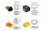 Connectique Jeu de 6 voies Série 090 FRKW type origine - 5 jeux complets
