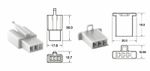 Connectique Jeu de 3 voies 110 ML type origine Ø0,5mm²/0,85mm² - 5 jeux complets
