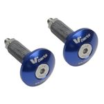 Embouts de guidon Ø12-18mm bleu