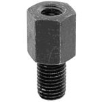 Adaptateur Rétroviseur droit universel mâle M8 125 pas à droite femelle Noir