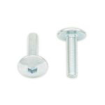 Kit de Parafusos Vis cabeça chata arredondada M5x0,80x12mm 10 peças
