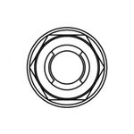 Sada šroubů Matice Fuji s podložkou M6x1mm hlava 10mm ocel 10 kusů