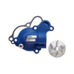 Kit carter pompe à eau Couvercle de pompe à eau + turbine SuperCooler bleu