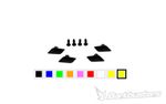  Sabre Plug Set Yellow Hi Viz Handbeschermers
