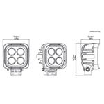 Feux Eclairage S4 LED 10W - à unité