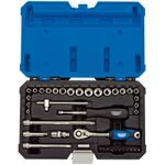 Coffret 1/4 métrique pouce 40 pièces