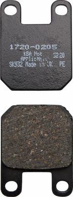  Organische basis Remblokken