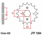 Kit chaine JT 428SR 16/42 - couronne standard