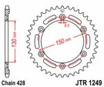 Kit chaine JT 428SR 17/51 - couronne standard