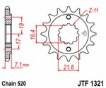 Kit chaine JT 520H 14/38 - couronne standard