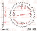 Kit chaine JT 520 SRX2 - 14/38 - 98 Couronne acier standard