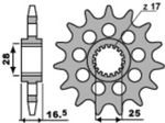 Kit chaine PBR 525Z 3D - 17/38 - 112 Couronne acier standard