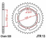 Kit de corrente JT 520H 14/41 - coroa standard
