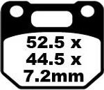 Organische basis Remblokken