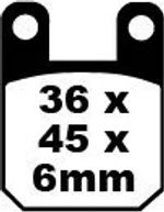 Plaquettes de freins Base organique