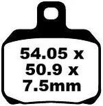  Organische basis Remblokken