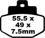  Organische basis Remblokken