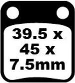  Organische basis Remblokken