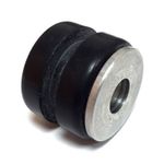  Silent Block 4 rubbers + 2 aluminium bushings Steinwolle