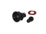 Kit Protection complet fourche et bras oscillant (axe de roue) GTA noir/rouge