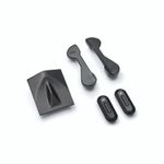 Kit suppression repose pieds caches orifices TOOLING Race noir