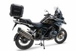  ALPI-TECH Alu - Complete with support - 35 litres - black Top case