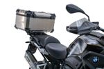  ALPI-TECH Titanium - Complete with support - 55 litres Top case