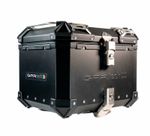  ALPI-TECH Alu - Compleet met steun - 35 liter - zwart Topkoffer